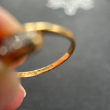 Art Deco Two Tone 18ct Gold & Diamond Ring