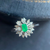 Vintage 18ct Gold Flower Ring