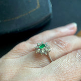 Vintage 18ct Gold Flower Ring