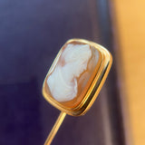Victorian 18ct Gold, Cameo Pin