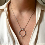 Edwardian 18ct Gold & Platinum pendant on Chain