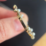 Edwardian 18ct Gold & Platinum pendant on Chain