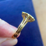 Vintage 18ct Gold, Sapphire & Diamond Star Ring