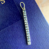 Victorian Diamond Bar Pendant