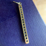 Victorian Diamond Bar Pendant