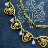 Art Nouveau 18ct Gold Filigree Necklace
