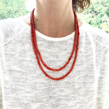 Rare Victorian Coral Necklace with an 14ct Gold Clasp