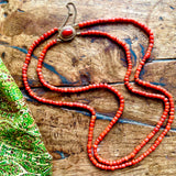 Rare Victorian Coral Necklace with an 14ct Gold Clasp