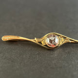 Art Nouveau Diamond Pin Brooch