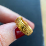 Victorian 18ct Gold Belt Buckle Ring