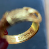 Victorian 18ct Gold Belt Buckle Ring