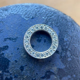 Vintage Platinum & Diamond Eternity Charm Pendant