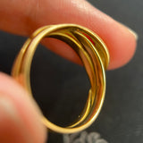 Victorian 18ct Gold & Old Cut Snake Ring