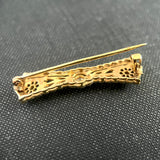 Art Deco Bow Pin Brooch