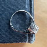 Art Deco 18ct Gold & Platinum, Diamond Engagement Ring