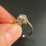 Art Deco 18ct Gold & Platinum, Diamond Engagement Ring
