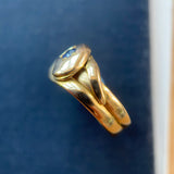 Victorian 18ct Gold Double Snake Ring