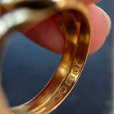 Victorian 18ct Gold Double Snake Ring
