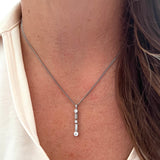 Art Deco 18ct Gold & Diamond Pendant