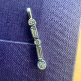 Art Deco 18ct Gold & Diamond Pendant