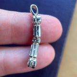 Art Deco 18ct Gold & Diamond Pendant