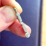 Art Deco 18ct Gold & Diamond Pendant