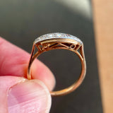 Art Deco 18ct Gold, Platinum & Diamond Ring