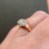 Art Deco 18ct Gold, Platinum & Diamond Ring