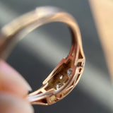 Art Deco 18ct Gold, Platinum & Diamond Ring