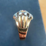 Retro 18ct Gold, Ruby & Diamond Cocktail Ring