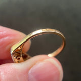 Art Deco 18ct Gold, Platinum & Diamond Ring