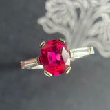 Vintage 18ct Gold, Diamond & Ruby Ring