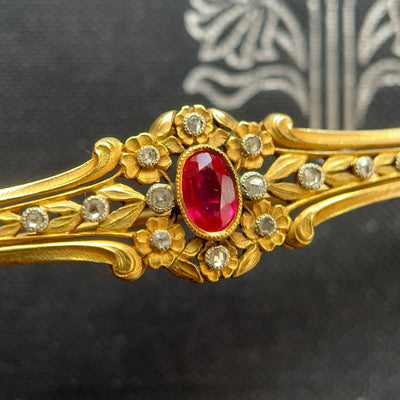 Victorian 18ct Gold Brooch