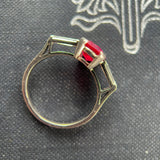 Vintage 18ct Gold, Diamond & Ruby Ring