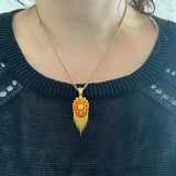 Victorian 18ct Gold Tassel pendant locket