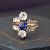 Victorian 18ct Gold 3 Stone Ring