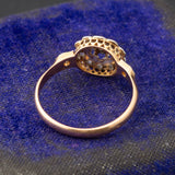 Edwardian 18ct Gold Daisy Cluster Ring