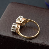 Victorian 18ct Gold & Rose Diamond Ring