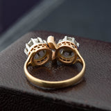 Victorian 18ct Gold & Rose Diamond Ring