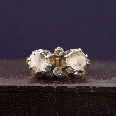 Victorian 18ct Gold & Rose Diamond Ring