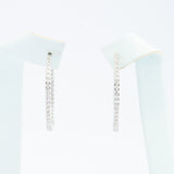 Vintage 18ct Gold Diamond Hoop Earrings