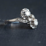 Vintage “Toi & Moi” 18ct Gold Diamond Ring