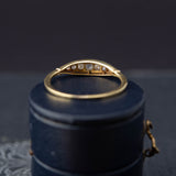 Belle Epoque 18ct Gold Diamond Boat Ring